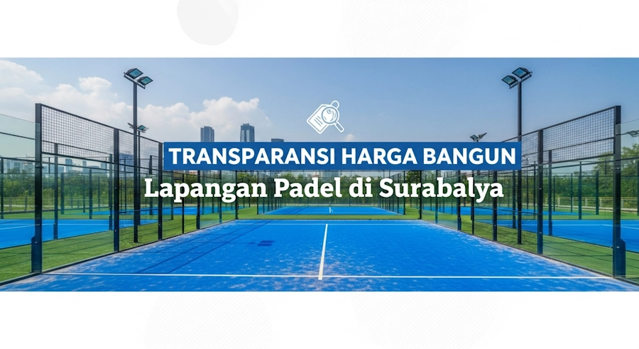 Harga Bangun Lapangan Padel di Surabaya