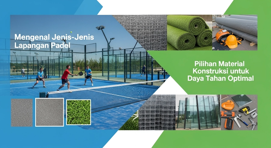 Mengenal Jenis-Jenis Lapangan Padel