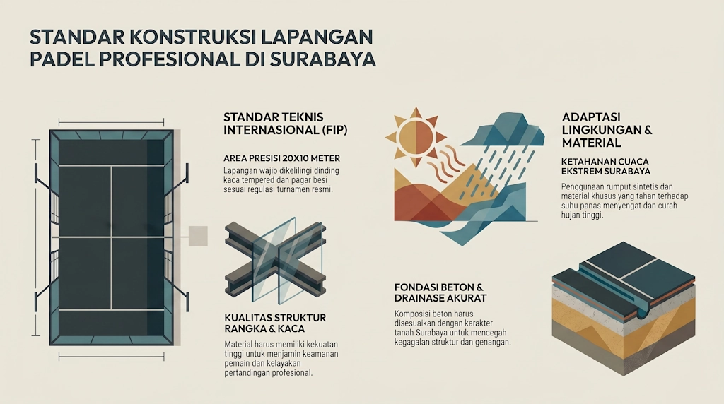 Kontraktor Lapangan padel Surabaya