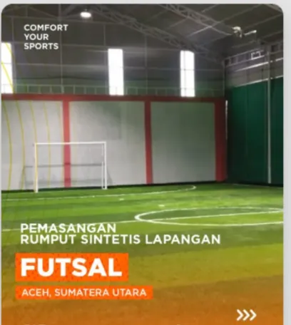 Lapangan futsal indoor