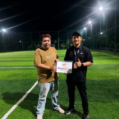 Proyek lapangan olahraga di Malang