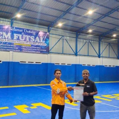 Proyek lapangan olahraga di Aceh