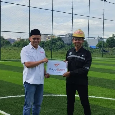 Proyek lapangan olahraga di Makassar